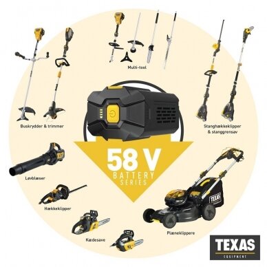 BATERIJA LIČIO TEXAS 58V/4.0AH 1 BATERIJA LIČIO TEXAS 58V/4.0AH 1